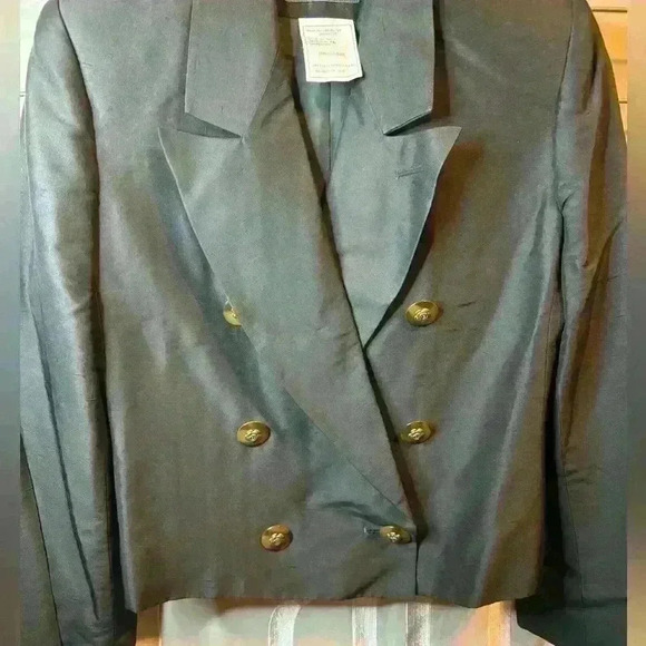 Harve Benard Double Breasted Silk Jacket - Picture 5 of 7